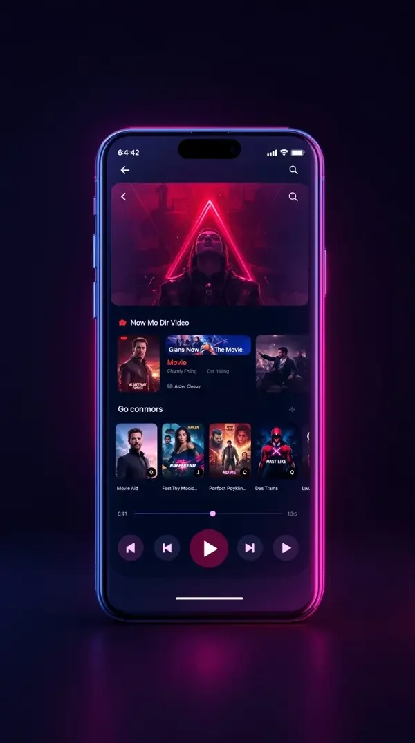 福利电影 APP 界面展示