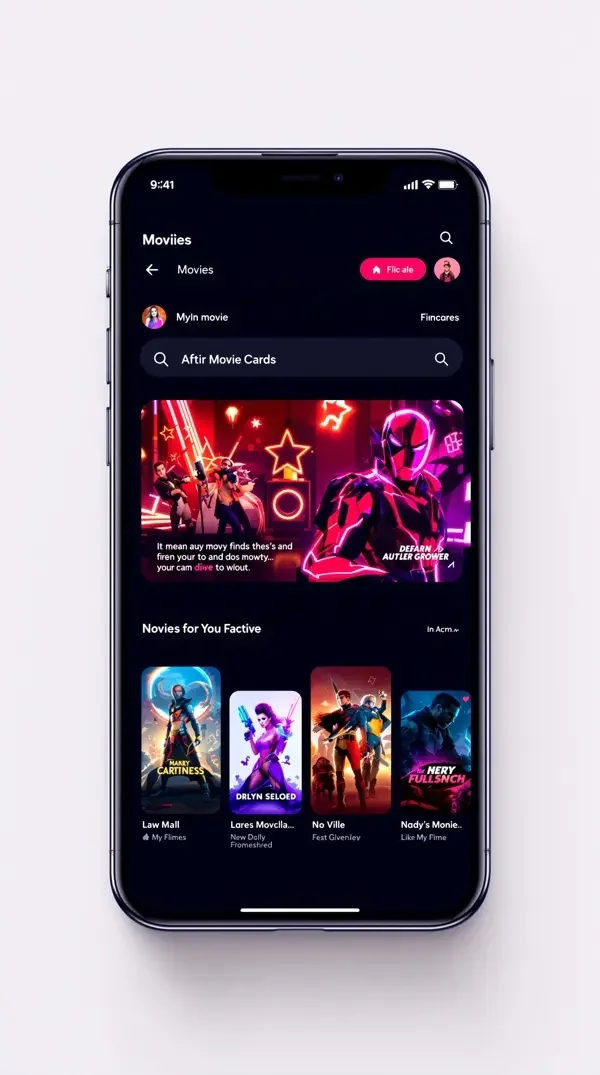 福利电影 APP 首页界面